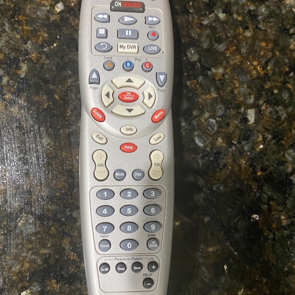 Comcast remote control
